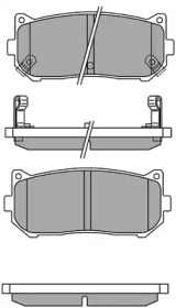 Комплект тормозных колодок (AISIN: ASN-2177)